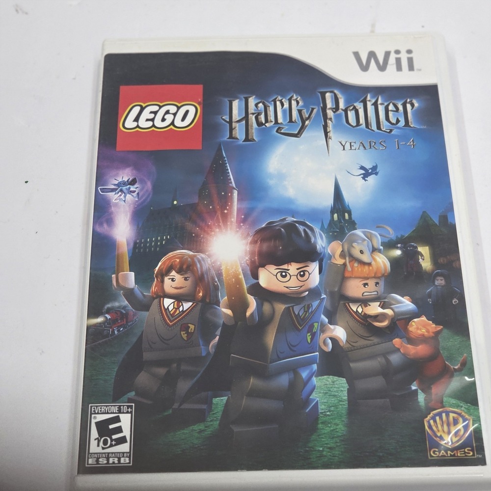 LEGO Harry Potter Years 1-4 Nintendo Wii Game Complete CIB Manual Tested